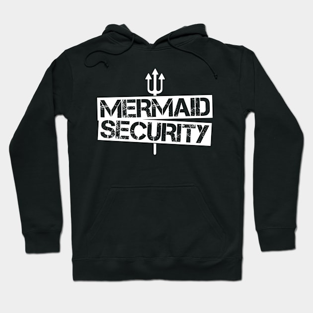 Mermaid Security Shirt Men Boys Swim Team Gift Swimmer Hoodie by 14thFloorApparel